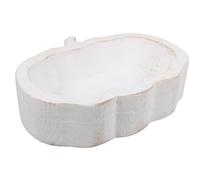 HANABASS Bol en Bois de Citrouille Récipient Compact Blanc Multifonction pour Fruits et Desserts pour Hôtels et Usage Quotidien
