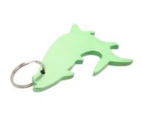 HANABASS Décapsuleur de Bière Vert en Métal Forme de Poisson Robuste et Résistant pour Bar, Ouvre-bouteille Créatif et Unique Porte-clés Pratique