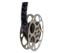 HANABASS Décoration Vintage en Fer Or de Bobine de Film pour Soirée à Thème Cinéma, Accessoire Portable Disposition Flexible, Décoration Rétro Nostalgique pour Studios et Amateurs de Films
