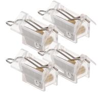 HANABASS Ensemble de 4 Verrous Pratiques en Pom pour Cordons de Stores Vénitiens, Faciles à Ranger, Accessoires Indispensables pour Stores D'intérieur