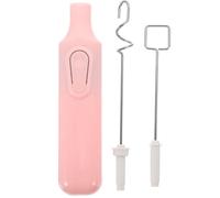 HANABASS Mélangeur Électrique de Peinture Aquarelle Rose Deux Têtes de Mélange Remplaçables en Plastique Effet de Mélange Rapide et Précis en Atelier Artistique
