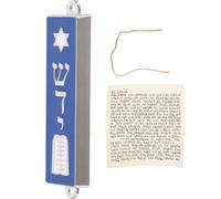 HANABASS Mezouza Rouleau Torah et Texte Hébreu en Alliage de Zinc, Décor Unique pour Porte, Conçu pour Durer et Embellir l'espace Sacré Maison