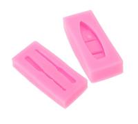 HANABASS Moule en Silicone pour Bateau 3d Robuste et Sûr Design Créatif pour Décoration en Argile et Pâtisserie à Domicile Lot de 1 Set Rose
