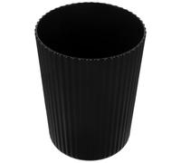 HANABASS Poubelle D'hôtel Noire en Abs de 1,5 Gallon, Structure Solide et Réutilisable, pour Bureau et Voiture, Petite Poubelle de Chambre Pratique