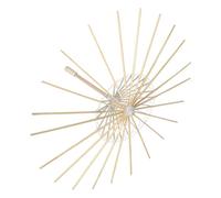 HANABASS Squelette parapluie du papier d'huile Stand de parapluie porte-parapluie de ferme Fournitures de mariage parapluie de parasol en papier décoratif parasols en papier bambou Beige