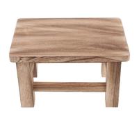 HANABASS Tabouret en Bois Massif Pratique et Ergonomique, Petit Repose-Pieds Vintage pour Entrée et Chambre, Tabouret Court pour S'asseoir Design Classique et Robuste