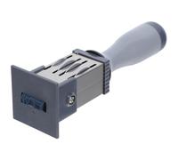 HANABASS Tampon Auto-encreur de Date Portable en Pp et Métal Empreintes Claires, pour Organisation et École, Outil Estampage pour Bureau