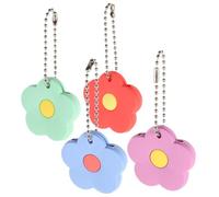 HANABASS Touches de maison 4pcs Capuchons de clavier mignons en PVC forme fleur pour clés de maison protection et identification facile