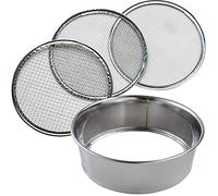 Hanafubuki Lot de 3 Tamis de Sol de 210 mm, fabriqué au Japon, 3 Tailles de Filtre en Maille, Outil de Jardinage Japonais pour bonsaï - 210 mm