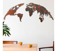 Hanah Home Accessoire mural décoratif en métal peint à la main, 150 cm x 59 cm, 100% métal (1,5 mm), pièce d'art unique pour la décoration intérieure, design élégant et durable