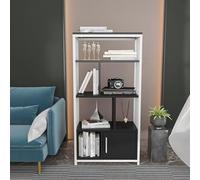 Hanah Home Bookshelf, Blanc Anthracite, Taille Unique