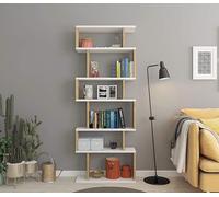 Hanah Home Bookshelf, Chêne Blanc, Taille Unique