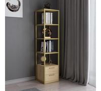 Hanah Home Bookshelf, Chêne doré, Taille Unique