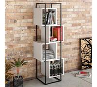Hanah Home Bookshelf, Noir/Blanc, Taille Unique