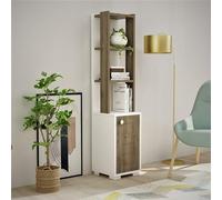 Hanah Home Bookshelf, Noyer Blanc, Taille Unique