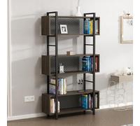 Hanah Home Bookshelf, Walnut, Taille Unique