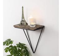 Hanah Home CM-019-SRK, Spruce Wood, Noyer foncé Noir, Taille Unique