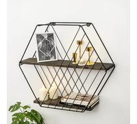 Hanah Home CM-023-SRK, Spruce Wood, Noyer foncé Noir, Taille Unique