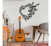 Hanah Home Élégant accessoire mural décoratif en métal, noir, 68 x 70 cm, 100% métal, 1,5 mm d'épaisseur, léger et facile à accrocher, parfait pour la décoration d'intérieur moderne