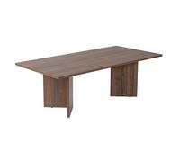 Hanah Home Élégante Table à café en Noyer, 100% mélamine, épaisseur 18 mm, Design élégant et Durable pour Les Salons et Les espaces Modernes