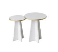 Hanah Home Ensemble de Table Basse, 100% mélamine, Taille Unique
