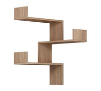 Hanah home Étagère murale d'angle Luksa - Beige