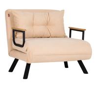 Hanah home Fauteuil convertible Sando - Crème