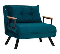 Hanah home fauteuil Sando - Bleu canard