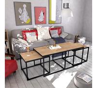 Hanah Home Gigante, mélamine, Noir chêne, Taille Unique