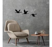Hanah Home Lot de 3 accessoires muraux décoratifs élégants en métal - 100% métal - 1 mm d'épaisseur - Dimensions : 14 x 26 cm, 18 x 26 cm, 11 x 26 cm - Idéal pour la décoration d'intérieur