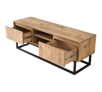 Hanah Home Meuble TV Belinda Noir Pin