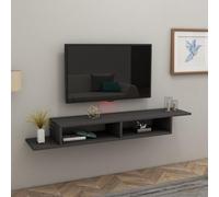 Meuble TV Muson anthracite 120 x 29,6 x h18,2 cm