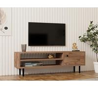 Hanah Home Support TV, mélamine, Pin Atlantique, Taille Unique