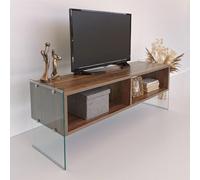 Meuble TV TV404 Noyer 120 x 45 x 35