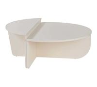 Table basse Orion Bois blanc 90 x 60 x h30cm