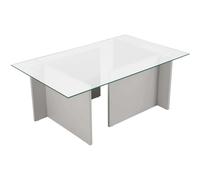 Table basse Vetrino gris 105 x 65 x h40cm