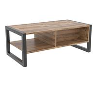 Hanah home table basse rectangulaire - Pin noir