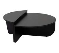 Table basse Orion Bois noir 90 x 60 x h30cm