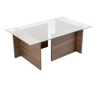 Table basse Vetrino noyer 105 x 65 x h40cm