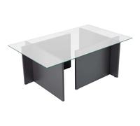 Table basse Vetrino anthracite 105 x 65 x h40cm