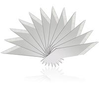 Hanboost Carbon Steel Blade Set for C1 Ultrasonic Cutter - Ensemble de 24