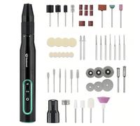 Hanboost S2 Kit d'outils rotatifs sans fil 54 en 1, 30 000 tr/min, vitesse variable, mini meuleuse électrique avec avant/arrière, outil multifonction rechargeable pour le travail du bois, le perçage