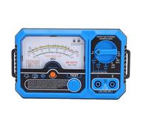 Hancaner Multimètre de Testeur de Résistance D'isolation Analogique 1000 V 500 V 100 avec Cadran rétroéclairé Charge Type C, Alarme Faible Résistance pour les Tests D'i (SK-6015)