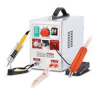Hanchen Soudeuse par Point à Batterie Machine D'impulsion de 3.2kw LED Avec Station de fer à Souder 2 in1 pour Batterie 18650 22650 32650 (Version Originale)