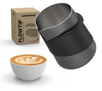 Handloze verseuse | Verseuse à lait pour mousser, idéale pour préparer des cafés de qualité barista | 450 ml, blanche