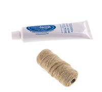 Hanf/Neo-Fermit Kit d'étanchéité, en chanvre, joint fileté (pâte d'étanchéité 150 g)