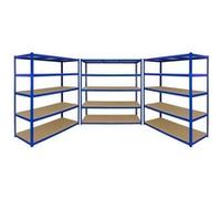 Offre spéciale Monster Racking : lot de 3 rayonnages T-Rax extra-larges pour charges lourdes, rayonnages de stockage, rayonnages de garage, rayonnages en acier, rayonnages industriels, rayonnages d'at