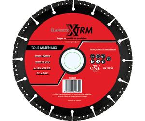 Hanger Disque tronçonner diamant multi-matériaux - 125 mm