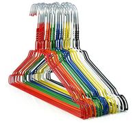 Hangerworld Lot de 100 Cintres en Métal Multicolore 40 cm