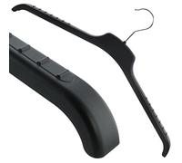 Hangerworld Lot de 20 cintres en Plastique antidérapants pour Veste Noir 46 cm